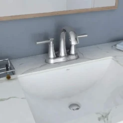 American Standard Rumson 4 In. Centerset Double Handle Bathroom Faucet In Polished Chrome (2-pack) 14 American Standard Rumson 4 In. Centerset Double Handle Bathroom Faucet In Polished Chrome (2-pack) -The Home Depot polished chrome american standard centerset bathroom faucets 7417202 002 1d 1000