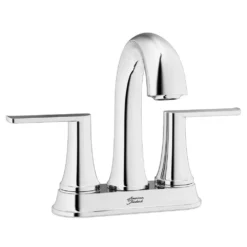 American Standard Corsham 4 In. Centerset 2-Handle Bathroom Faucet In Polished Chrome -The Home Depot polished chrome american standard centerset bathroom faucets 7428201 002 1d 1000