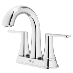 American Standard Corsham 4 In. Centerset 2-Handle Bathroom Faucet In Polished Chrome -The Home Depot polished chrome american standard centerset bathroom faucets 7428201 002 66 1000