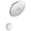 American Standard Spectra ETouch 4-Spray Patterns With 1.8 GPM 7 In. Wall Mount Fixed Shower Head In Polished Chrome