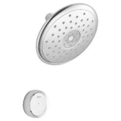 American Standard Spectra ETouch 4-Spray Patterns With 1.8 GPM 7 In. Wall Mount Fixed Shower Head In Polished Chrome