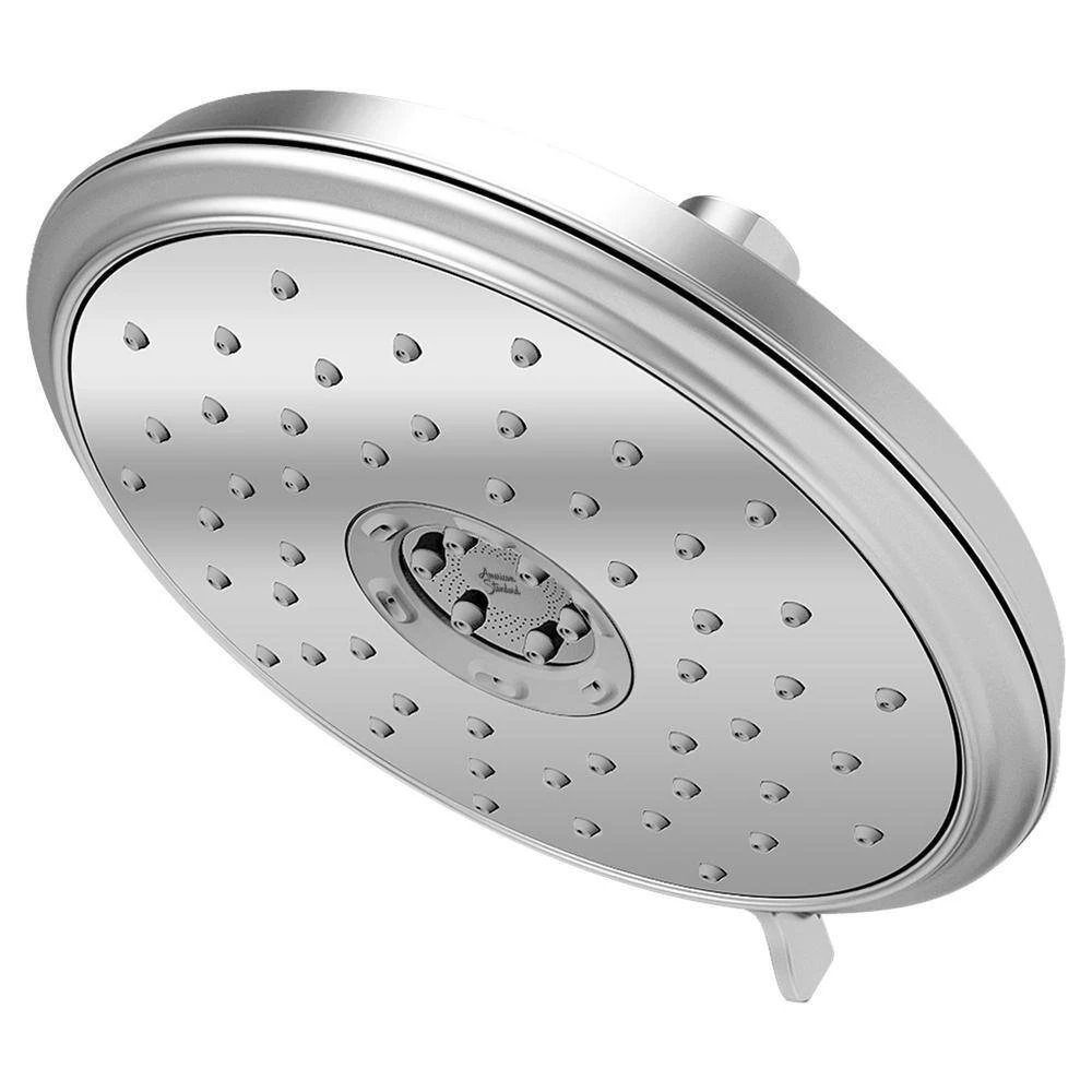 American Standard Spectra+ 4-Spray 7.3 In. Single Ceiling Mount Fixed Adjustable Shower Head In Polished Chrome 2 American Standard Spectra+ 4-Spray 7.3 In. Single Ceiling Mount Fixed Adjustable Shower Head In Polished Chrome - Image 2