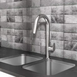 American Standard Beale Single-Handle Pull-Down Sprayer Kitchen Faucet In Polished Chrome -The Home Depot polished chrome american standard pull down kitchen faucets 4931300 002 40 1000