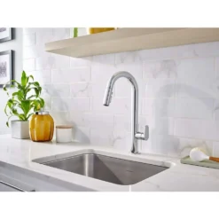 American Standard Beale Single-Handle Pull-Down Sprayer Kitchen Faucet In Polished Chrome -The Home Depot polished chrome american standard pull down kitchen faucets 4931300 002 a0 1000