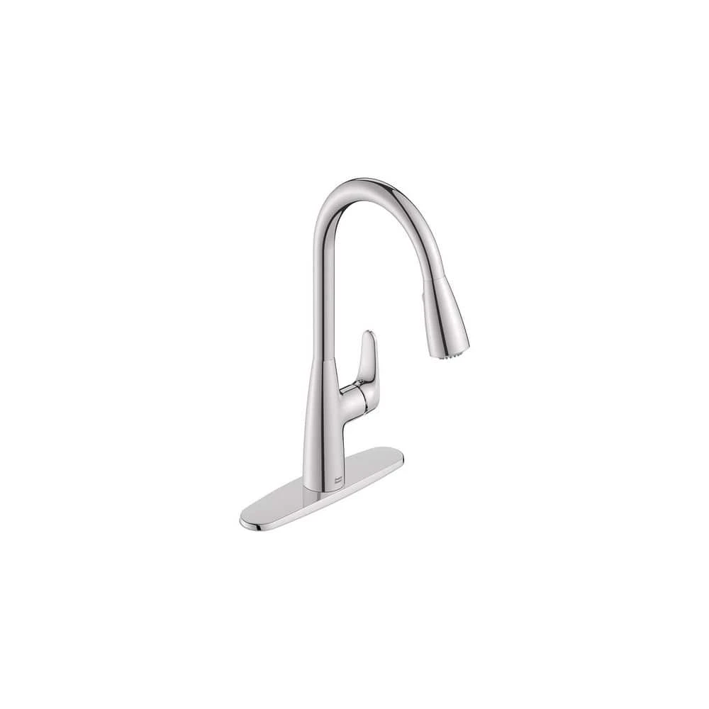 American Standard Colony Pro Single Handle Pull Down Sprayer Kitchen Faucet In Polished Chrome 1 American Standard Colony Pro Single Handle Pull Down Sprayer Kitchen Faucet In Polished Chrome