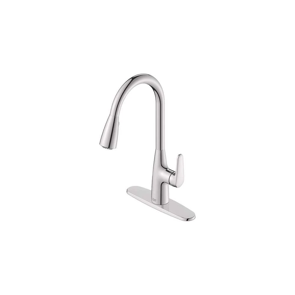 American Standard Colony Pro Single Handle Pull Down Sprayer Kitchen Faucet In Polished Chrome 8 American Standard Colony Pro Single Handle Pull Down Sprayer Kitchen Faucet In Polished Chrome - Image 8