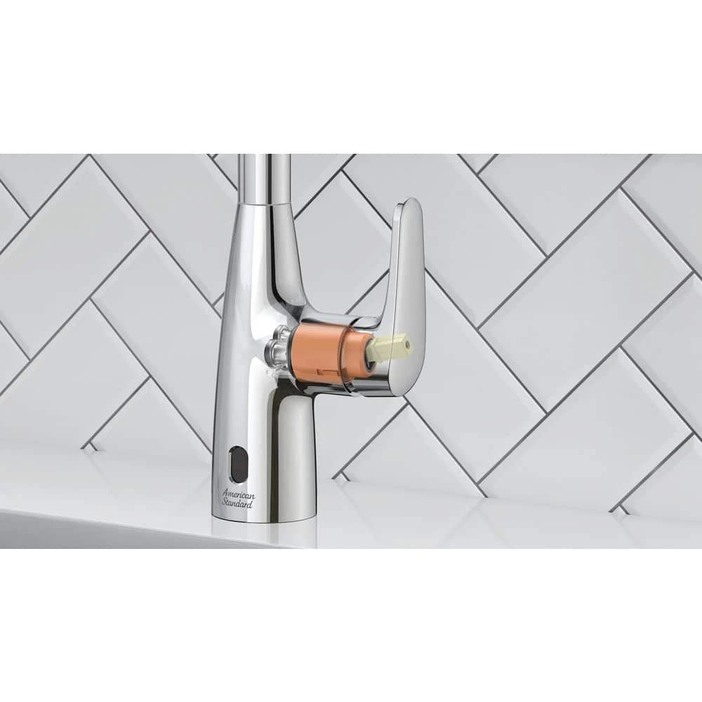 American Standard Colony Pro Touchless Single Handle Pull Down Sprayer Kitchen Faucet In Polished Chrome 10 American Standard Colony Pro Touchless Single Handle Pull Down Sprayer Kitchen Faucet In Polished Chrome - Image 10
