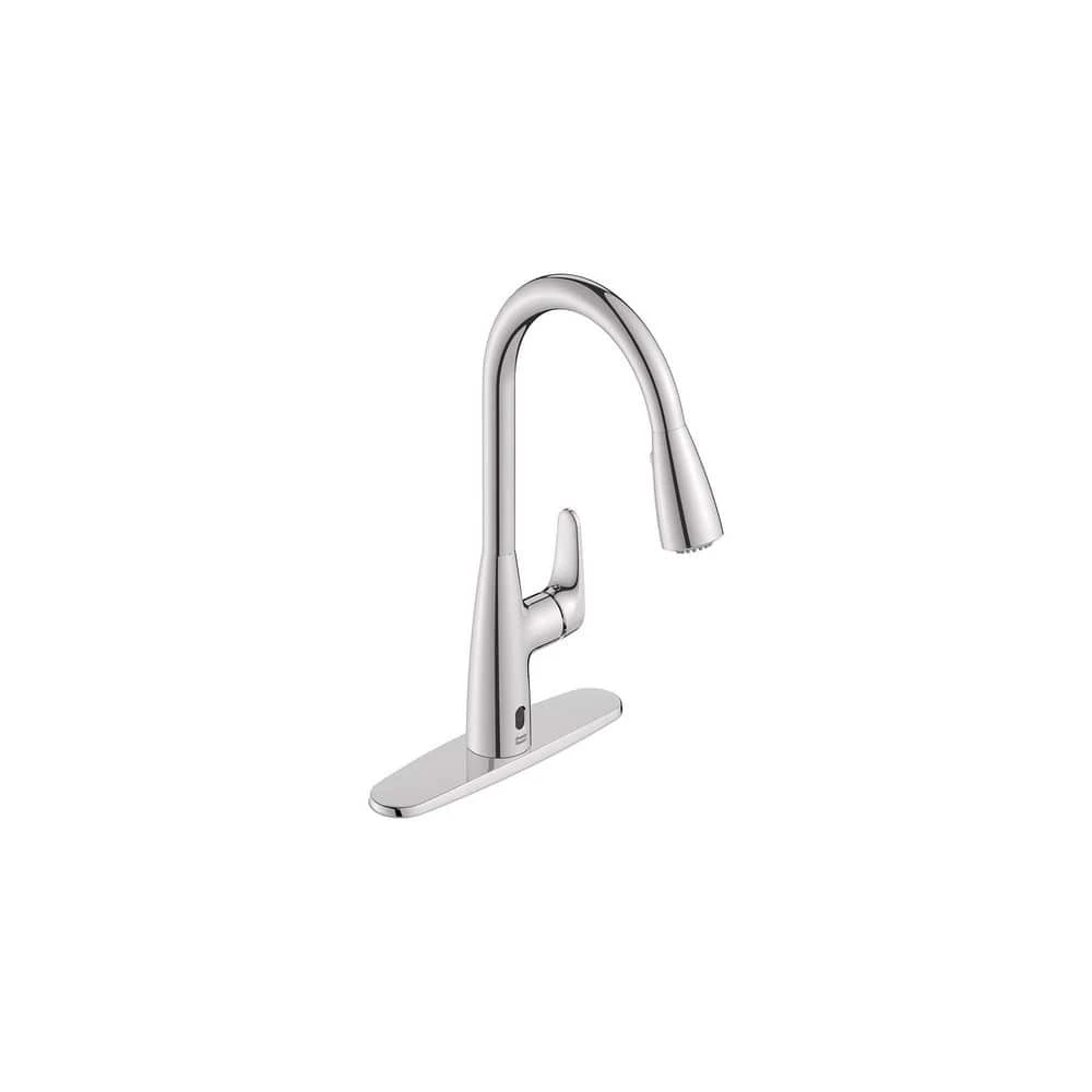 American Standard Colony Pro Touchless Single Handle Pull Down Sprayer Kitchen Faucet In Polished Chrome 1 American Standard Colony Pro Touchless Single Handle Pull Down Sprayer Kitchen Faucet In Polished Chrome