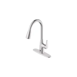 American Standard Colony Pro Touchless Single Handle Pull Down Sprayer Kitchen Faucet In Polished Chrome 25 American Standard Colony Pro Touchless Single Handle Pull Down Sprayer Kitchen Faucet In Polished Chrome -The Home Depot polished chrome american standard pull down kitchen faucets 7077380 002 76 1000