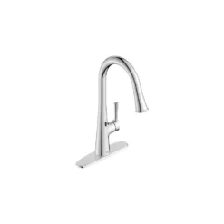 American Standard Southport 16.5 In. Single Handle Pull Down Sprayer Kitchen Faucet With 180° Spout Swivel In Polished Chrome