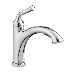 American Standard Portsmouth Single-Handle Pull-Out Sprayer Kitchen Faucet 1.5 Gpm In Polished Chrome -The Home Depot polished chrome american standard pull out kitchen faucets 4285100f15 002 31 1000