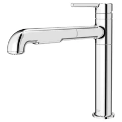 American Standard Studio S Single-Handle Pull-Out Sprayer Kitchen Faucet With Dual Spray In Polished Chrome -The Home Depot polished chrome american standard pull out kitchen faucets 4803100 002 1d 1000