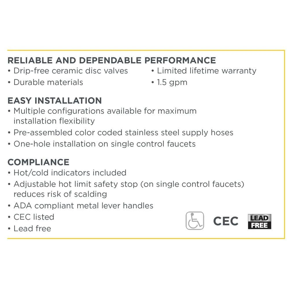 American Standard Colony Pro Single-Handle Pull-Out Sprayer Kitchen Faucet In Polished Chrome 5 American Standard Colony Pro Single-Handle Pull-Out Sprayer Kitchen Faucet In Polished Chrome - Image 5