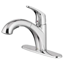 American Standard Colony Pro Single-Handle Pull-Out Sprayer Kitchen Faucet In Polished Chrome 9 American Standard Colony Pro Single-Handle Pull-Out Sprayer Kitchen Faucet In Polished Chrome -The Home Depot polished chrome american standard pull out kitchen faucets 7074100 002 40 1000