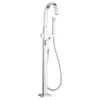 American Standard Contemporary Single-Handle Floor-Mount Roman Tub Faucet With Hand Shower For Flash Rough-In Valves In Polished Chrome