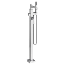 American Standard Town Square S Single-Handle Freestanding Tub Filler For Flash Rough-in Valve With Hand Shower In Polished Chrome