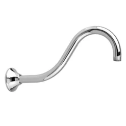 American Standard 12 In. Wall Mount Shepherd's Crook Shower Arm In Polished Chrome