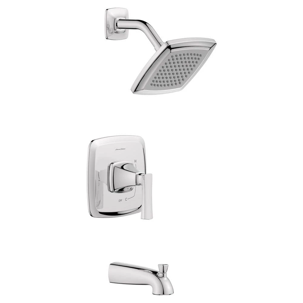 American Standard Belmeade 1-Handle Wall Mount Shower Trim Kit In Polished Chrome-1.8 GPM 1 American Standard Belmeade 1-Handle Wall Mount Shower Trim Kit In Polished Chrome-1.8 GPM