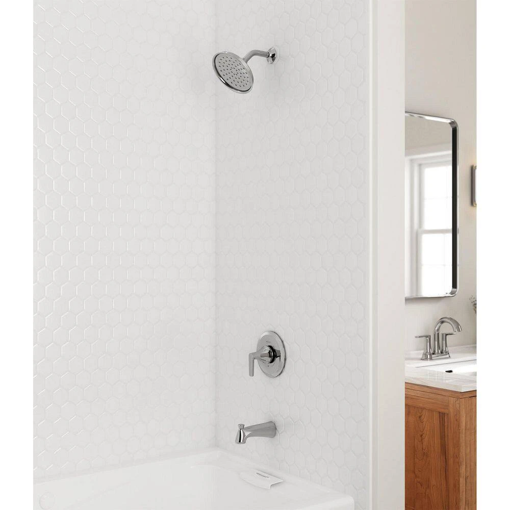 American Standard Becklow 1-Handle Wall Mount Shower Trim Kit In Polished Chrome With Valve-1.8 GPM 2 American Standard Becklow 1-Handle Wall Mount Shower Trim Kit In Polished Chrome With Valve-1.8 GPM - Image 2