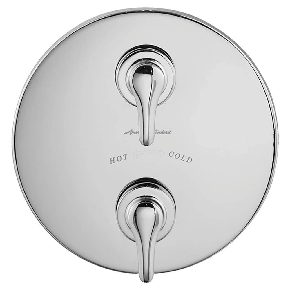American Standard Studio S 2-Handle Thermostatic Valve Trim Kit With Separate Volume Control In Polished Chrome (Valve Not Included) 1 American Standard Studio S 2-Handle Thermostatic Valve Trim Kit With Separate Volume Control In Polished Chrome (Valve Not Included)