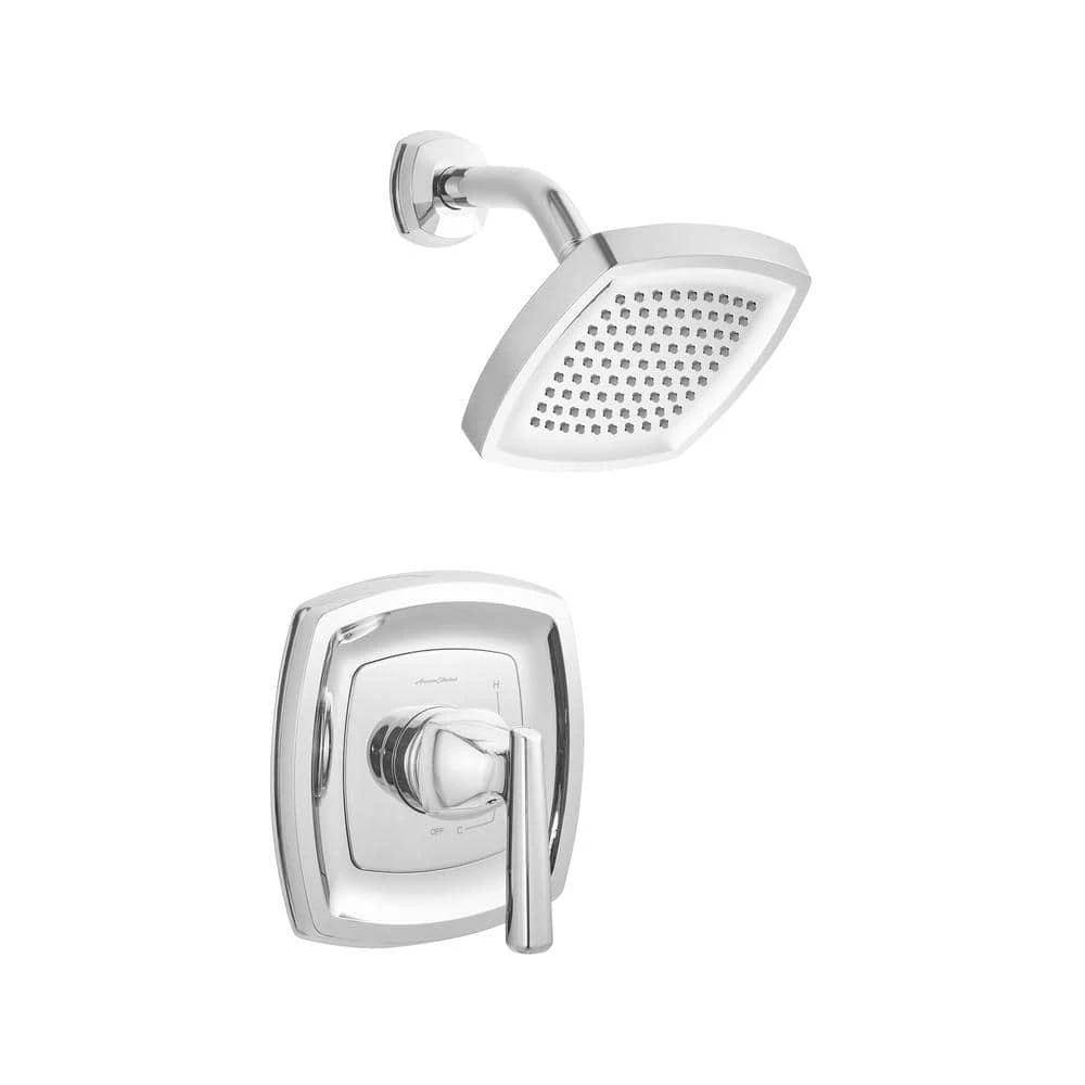 American Standard Edgemere 1-Handle Shower Faucet Trim Kit For Flash Rough-in Valves In Polished Chrome (Valve Not Included) 4 American Standard Edgemere 1-Handle Shower Faucet Trim Kit For Flash Rough-in Valves In Polished Chrome (Valve Not Included) - Image 4