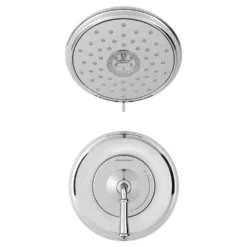 American Standard Delancey 1-Handle Shower Faucet Trim Kit For Flash Rough-In Valves In Polished Chrome (Valve Not Included) -The Home Depot polished chrome american standard shower bathtub trim kits tu052501 002 40 1000