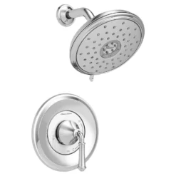 American Standard Delancey 1-Handle Shower Faucet Trim Kit For Flash Rough-In Valves In Polished Chrome (Valve Not Included)