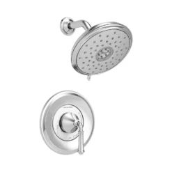 American Standard Delancey Water Saving 1-Handle Shower Faucet Trim Kit For Flash Rough-In Valves In Polished Chrome (Valve Not Included)