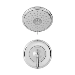 American Standard Delancey Water Saving 1-Handle Shower Faucet Trim Kit For Flash Rough-In Valves In Polished Chrome (Valve Not Included) -The Home Depot polished chrome american standard shower bathtub trim kits tu052507 002 66 1000