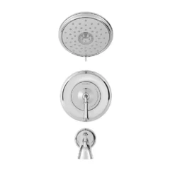 American Standard Delancey Water Saving 1-Handle Tub And Shower Trim Kit For Flash Rough-in Valves In Polished Chrome (Valve Not Included) -The Home Depot polished chrome american standard shower bathtub trim kits tu052508 002 1d 1000