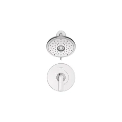 American Standard Aspirations Single-Handle Wall Mount Shower Trim In Polished Chrome - 1.75 GPM (Valve Not Included) -The Home Depot polished chrome american standard shower bathtub trim kits tu061507 002 e1 1000