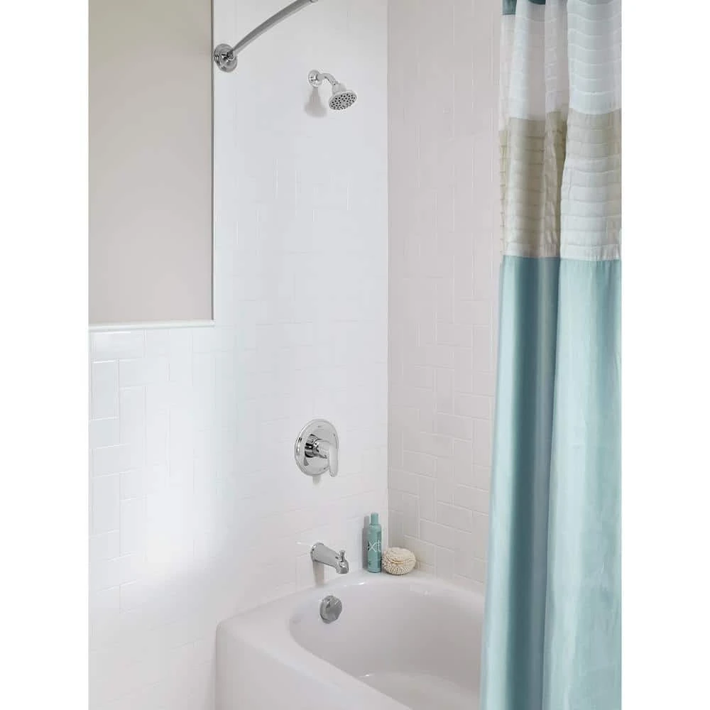 American Standard Colony PRO 1-Handle Water Saving Tub And Shower Trim Kit For Flash Valves In Polished Chrome (Valve Not Included) 2 American Standard Colony PRO 1-Handle Water Saving Tub And Shower Trim Kit For Flash Valves In Polished Chrome (Valve Not Included) - Image 2