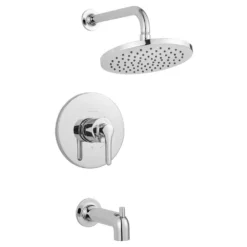 American Standard Studio S Water Saving 1-Handle Tub And Shower Faucet Trim Kit For Flash Valves In Polished Chrome (Valve Not Included)