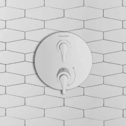 American Standard Studio S 2-Handle Wall Mount Diverter Valve Trim Kit In Polished Chrome (Valve Not Included) -The Home Depot polished chrome american standard shower bathtub trim kits tu105740 002 40 1000