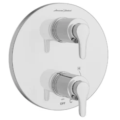 American Standard Studio S 2-Handle Wall Mount Diverter Valve Trim Kit In Polished Chrome (Valve Not Included)