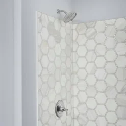 American Standard Rumson Single Hole Bathroom Faucet And Single-Handle 1-Spray Shower Faucet In Polished Chrome (Valve Included) -The Home Depot polished chrome american standard shower faucets rumsonsomonoch 4f 1000