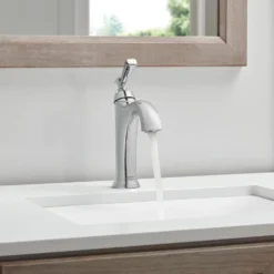 American Standard Rumson Single Hole Bathroom Faucet And Single-Handle 1-Spray Shower Faucet In Polished Chrome (Valve Included) -The Home Depot polished chrome american standard shower faucets rumsonsomonoch d4 1000