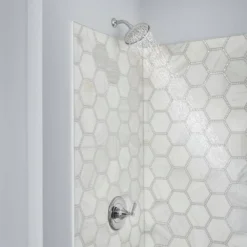 American Standard Rumson 8 In. Widespread Bathroom Faucet And Single-Handle 1-Spray Shower Faucet In Polished Chrome (Valve Included) -The Home Depot polished chrome american standard shower faucets rumsonsowidech 4f 1000