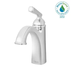 American Standard Edgemere Single Hole Single-Handle Bathroom Faucet With Metal Speed Connect Drain In Chrome -The Home Depot polished chrome american standard single hole bathroom faucets 7018101 002 a0 1000