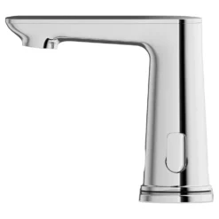 American Standard Clean IR DC Powered Touchless Single Hole Bathroom Faucet In Polished Chrome -The Home Depot polished chrome american standard single hole bathroom faucets 7020255 002 1d 1000