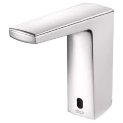 American Standard Paradigm Selectronic Battery Powered Single Hole Touchless Bathroom Faucet With 0.35 GPM In Polished Chrome -The Home Depot polished chrome american standard single hole bathroom faucets 7025103 002 77 1000