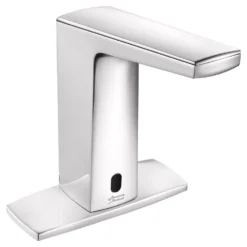 American Standard Paradigm Selectronic Battery Powered Single Hole Touchless Bathroom Faucet With SmarTherm 0.35 GPM In Polished Chrome -The Home Depot polished chrome american standard single hole bathroom faucets 7025303 002 66 1000