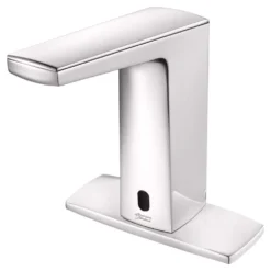 American Standard Paradigm Selectronic Base Model AC Powered Single Hole Touchless Bathroom Faucet With 0.5 GPM In Polished Chrome -The Home Depot polished chrome american standard single hole bathroom faucets 702b105 002 1d 1000