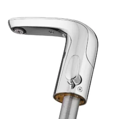 American Standard NextGen Selectronic Battery Powered Single Hole Touchless Bathroom Faucet With Above Deck Mixing 1.5 GPM In Chrome -The Home Depot polished chrome american standard single hole bathroom faucets 7755215 002 77 1000