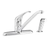 American Standard Reliant Single Handle Standard Kitchen Faucet And Side Sprayer In Polished Chrome