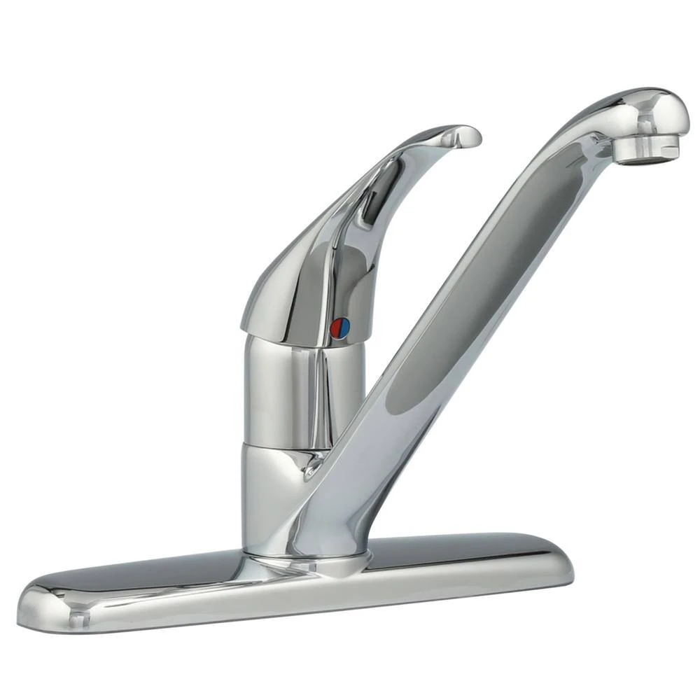 American Standard Reliant Single Handle Standard Kitchen Faucet And Side Sprayer In Polished Chrome 4 American Standard Reliant Single Handle Standard Kitchen Faucet And Side Sprayer In Polished Chrome - Image 4