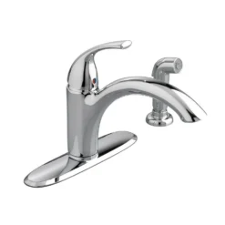 American Standard Quince Single-Handle Standard Kitchen Faucet With Side Sprayer 2.2 Gpm In Polished Chrome