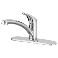 American Standard Colony Pro Single-Handle Standard Kitchen Faucet With Side Spray And Deck Plate In Polished Chrome 8 American Standard Colony Pro Single-Handle Standard Kitchen Faucet With Side Spray And Deck Plate In Polished Chrome -The Home Depot polished chrome american standard standard kitchen faucets 7074040 002 40 1000