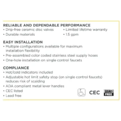 American Standard Colony Pro 2-Handle Standard Kitchen Faucet In Polished Chrome 8 American Standard Colony Pro 2-Handle Standard Kitchen Faucet In Polished Chrome -The Home Depot polished chrome american standard standard kitchen faucets 7074550 002 a0 1000