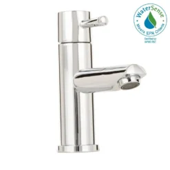 American Standard Serin Single Hole Single-Handle Low-Arc Vessel Bathroom Faucet With Speed Connect Drain In Polished Chrome -The Home Depot polished chrome american standard vessel sink faucets 2064 101 002 66 1000